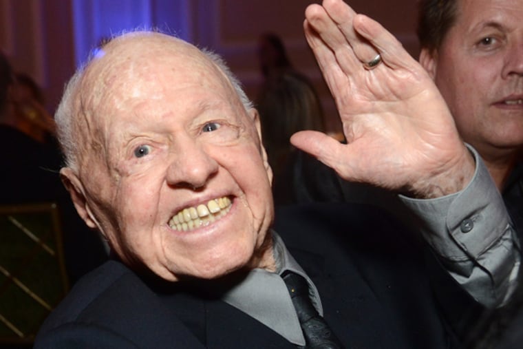 Mickey Rooney attends the the Actors Fund's 17th annual Tony Awards viewing party held at Taglyan Cultural Complex on June 9, 2013 in Hollywood, California. (Photo by Araya Diaz/Getty Images)