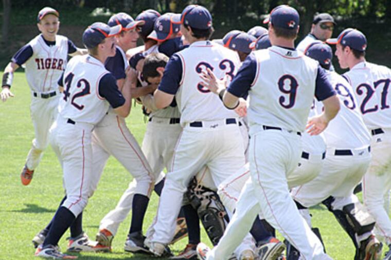 Andy Reed was the winning pitcher for Germantown Friends as they beat Friends Select on Saturday. (Lou Rabito/Staff)