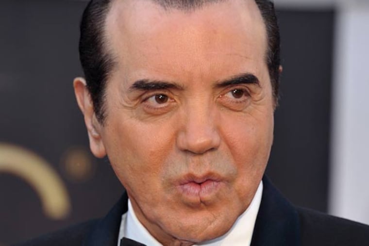 Actor Chazz Palminteri arrives at the Oscars at the Dolby Theatre on Sunday Feb. 24, 2013, in Los Angeles. (Photo by John Shearer/Invision/AP)