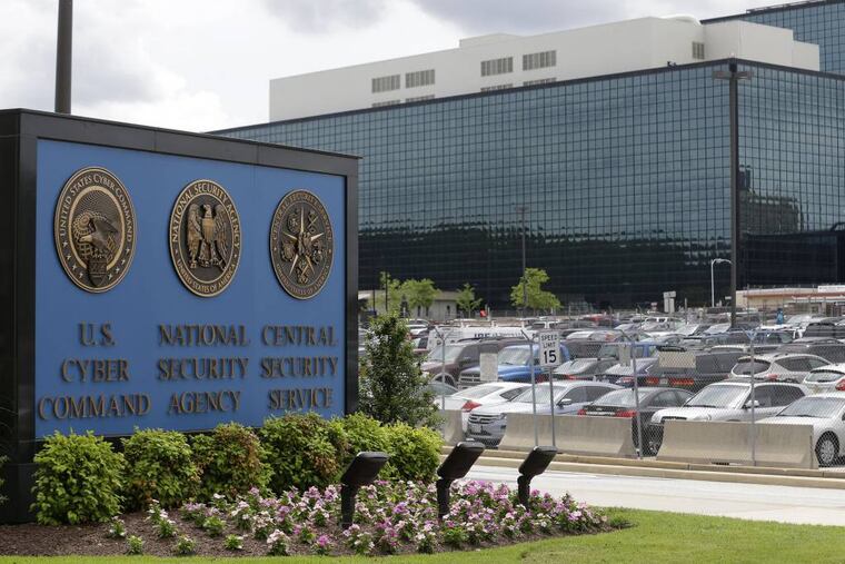 FILE - This June 6, 2013, file photo shows a sign outside the National Security Agency (NSA) campus in Fort Meade, Md. (AP Photo/Patrick Semansky, File)