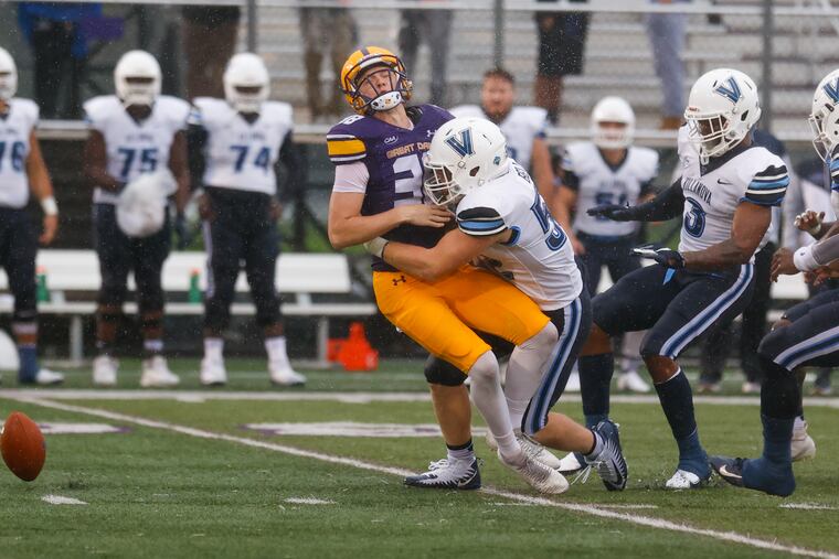 A blocked punt right before halftime against Albany turned the game in Villanova's favor.