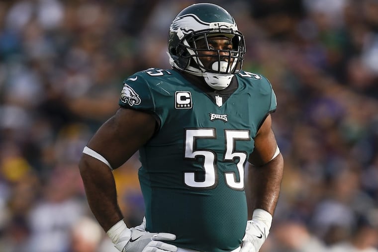 Eagles defensive end Brandon Graham is among the group of Eagles who said they will watch NFL action over the weekend.