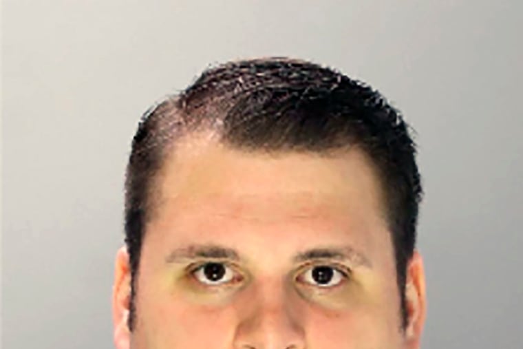 Former Philadelphia police Officer Eric Ruch Jr. in an official photo. Ruch is to go on trial next week on third-degree murder charges.