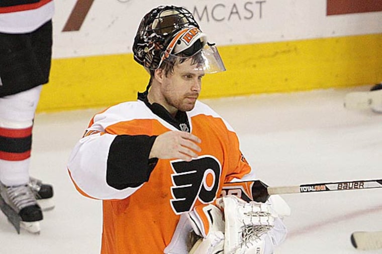 The most obvious question facing Paul Holmgren this summer is whether to use one of his compliance buyouts on Ilya Bryzgalov. (Steven M. Falk/Staff Photographer)