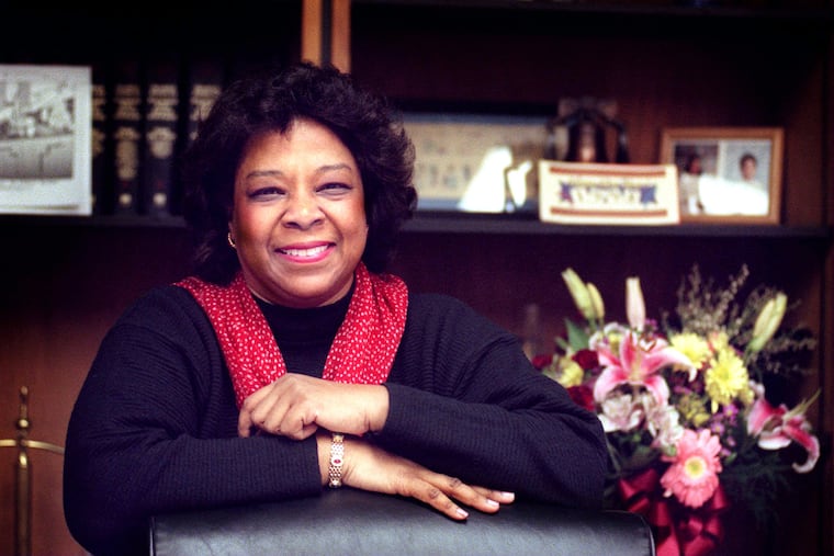 Former Philadelphia Common Pleas Court Judge Frederica Massiah-Jackson in a 1998 photo.
