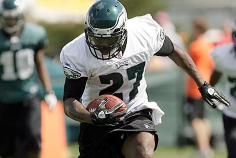 Quintin Mikell was at Campbell's Field in Camden yesterday for a celebrity softball game. (Yong Kim/Staff File Photo)