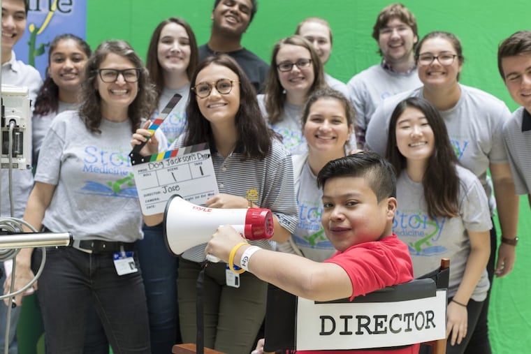 Jose Tomas Crisostomo Flores, 12, worked with Drexel University students in the Story Medicine class to translate his life story into a two-minute animated film.