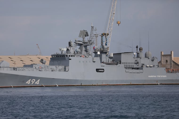 Military investigates after Russian warship fires warning shots at yacht in the Channel