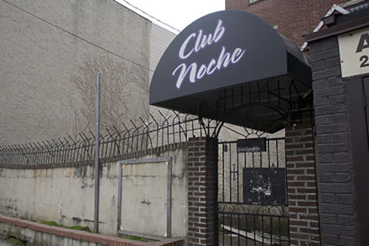 The former Club Noche, at 1236 Reed St., was sold in 2004 to a New Jersey developer, but today the property appears abandoned. (Ed Hille / Staff Photographer)