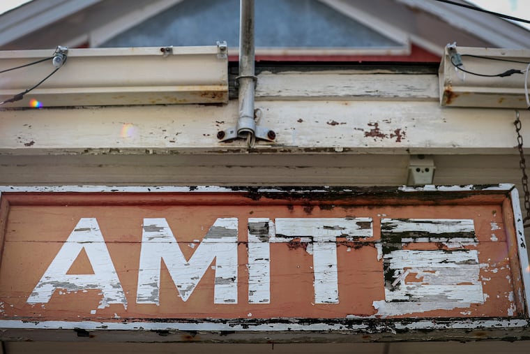 An old sign for the former Amite train station. Eagles wide receiver DeVonta Smith grew up in Amite City, a town of around 4,000 people that is located about 75 miles from New Orleans.
