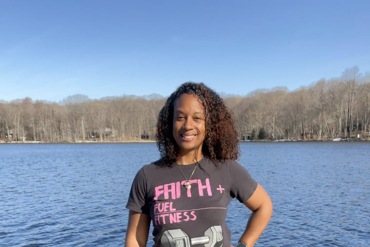 Former Philadelphia Police Cpl. Audra McCowan opened Faith Fuel Fitness, a personal training business, after leaving the force following filing a sexual harassment suit against the department.