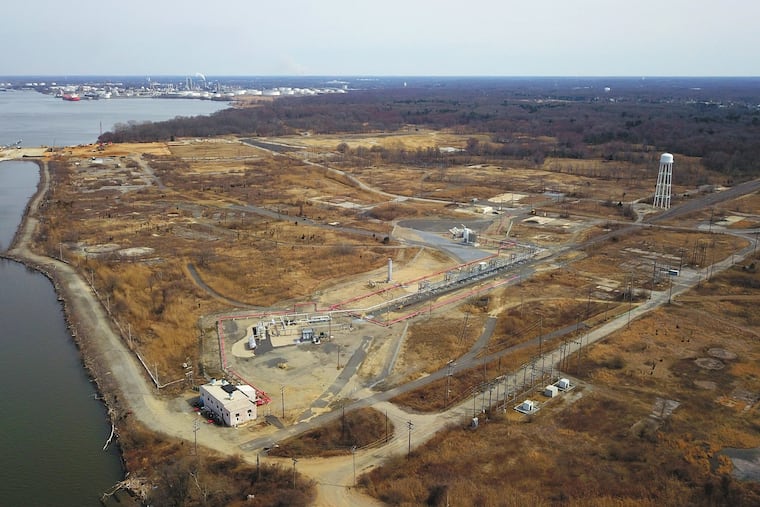 The Gibbstown Logistics Repauno site in Gloucester County, where a natural gas export facility was approved December 2020.
