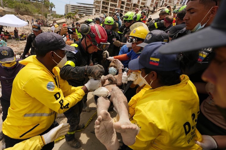 Teams scramble to locate survivors four days after Venezuela earthquakes Teams scramble to locate survivors four days after Venezuela earthquakes