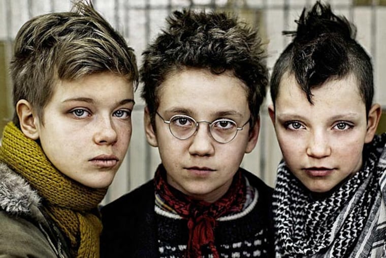 We got the beat: (from left) Liv LeMoyne, Mira Barkhammar, and Mira Grosin as Swedish punk-rockers in "We Are the Best!" (Magnolia Pictures)