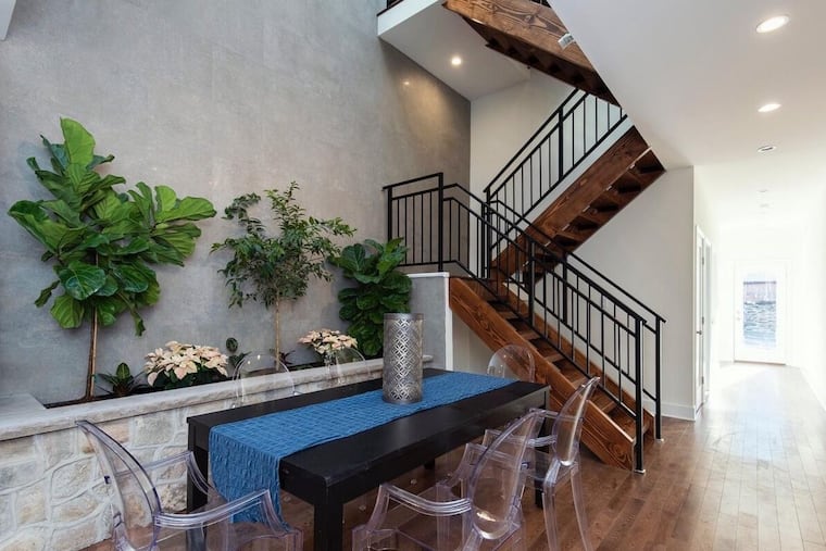 3432 Sunnyside Ave. in Philadelphia's East Falls neighborhood has built-in irrigated planters and enough light to grow a lemon tree.