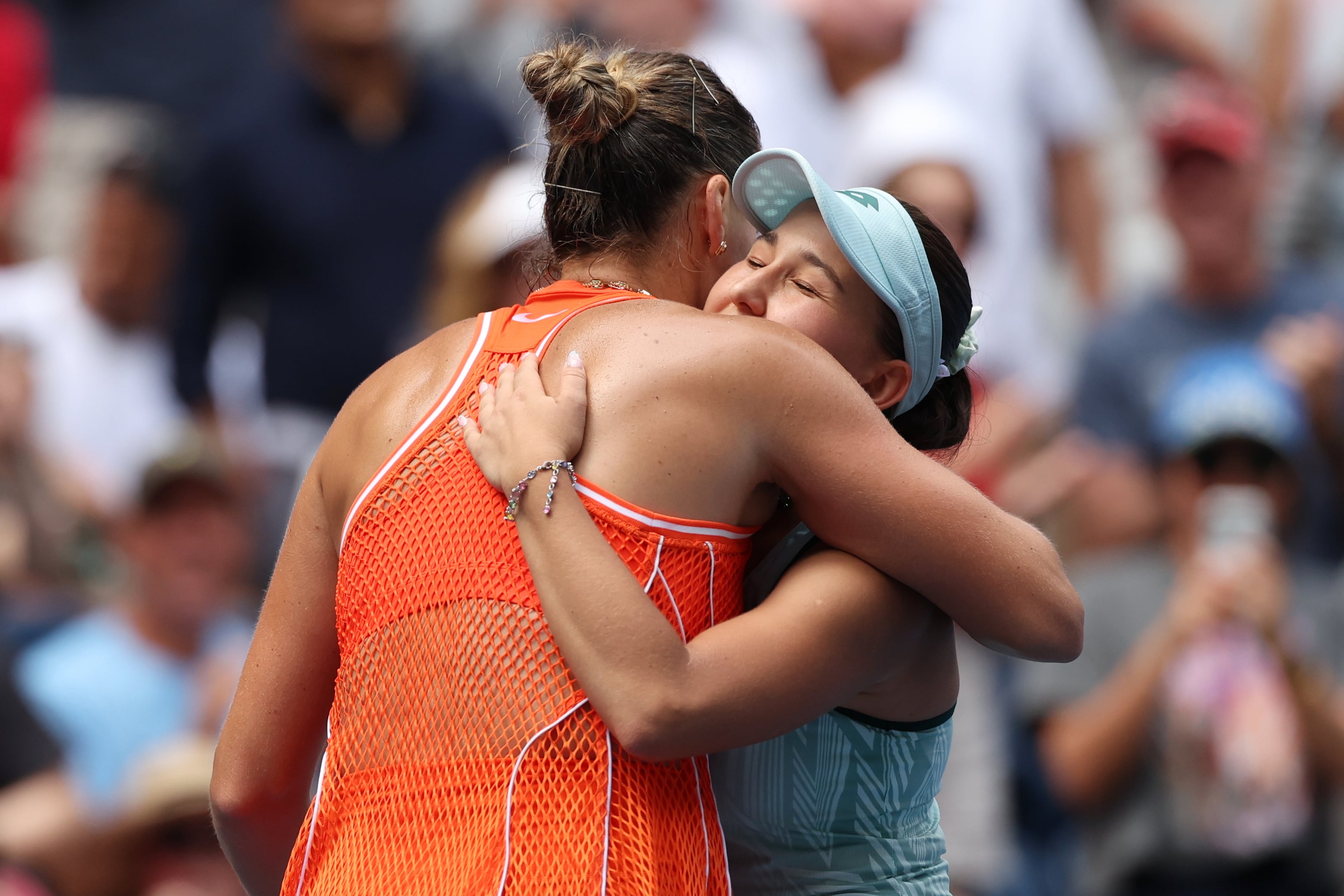 Sabalenka, Pegula get through tough tests at US Open, with Williams sisters playing doubles at night