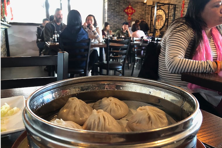 Shanghai soup dumplings at Dim Sum Factory.