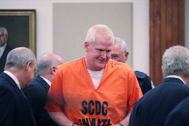 Disbarred attorney Alex Murdaugh arrives in court in Beaufort, S.C., on Sept. 14, 2023.