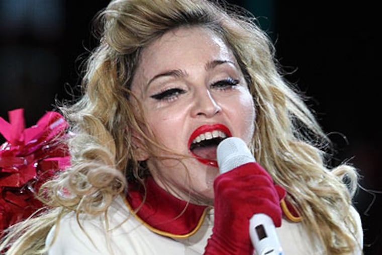 Madonna's support for Russian protesters makes sense for an icon of free speech. (Mikhail Metzel / Associated Press)