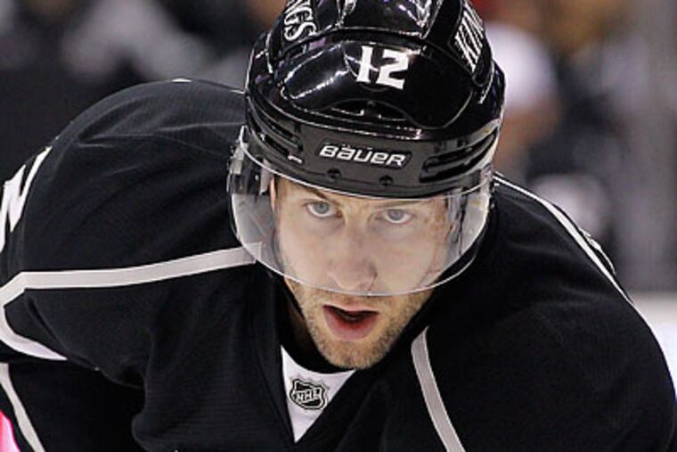 Simon Gagne has missed the last 62 games for the Kings due to a concussion. (Ric Tapia/AP file photo)