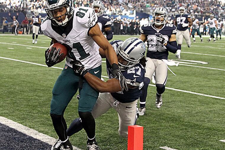 Eagles wide receiver Jordan Matthews scores a touchdown in the first quarter. (Yong Kim/Staff Photographer)