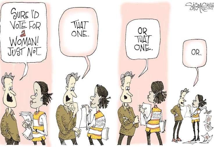 Signe cartoon
TOON13
Voting for Women