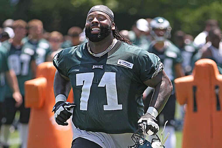 Eagles offensive tackle Jason Peters. (Michael Bryant/Staff Photographer)