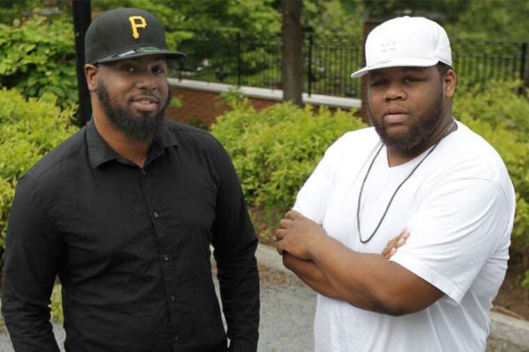Philly fashion entrepreneurs Kevin Parker (left) and Kerry Scott. (David Maialetti/Staff Photographer)