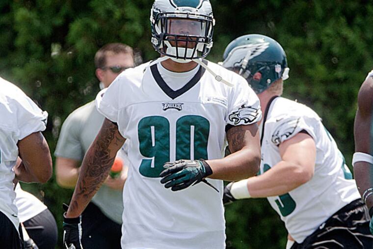 The Eagles' Marcus Smith. (Matt Rourke/AP)