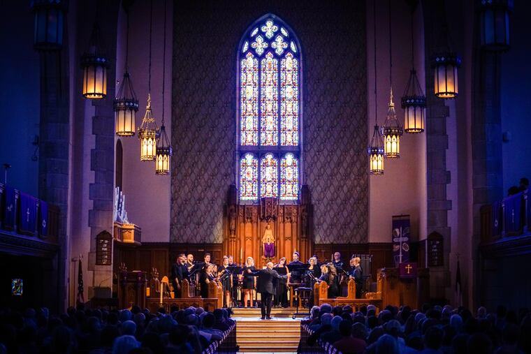 The Crossing Choir, conducted by Donald Nally.