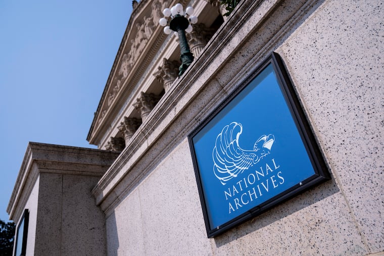 The National Archives building in Washington.