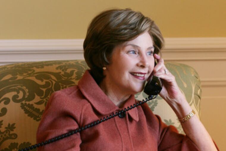 First lady Laura Bush has a book deal in the works.