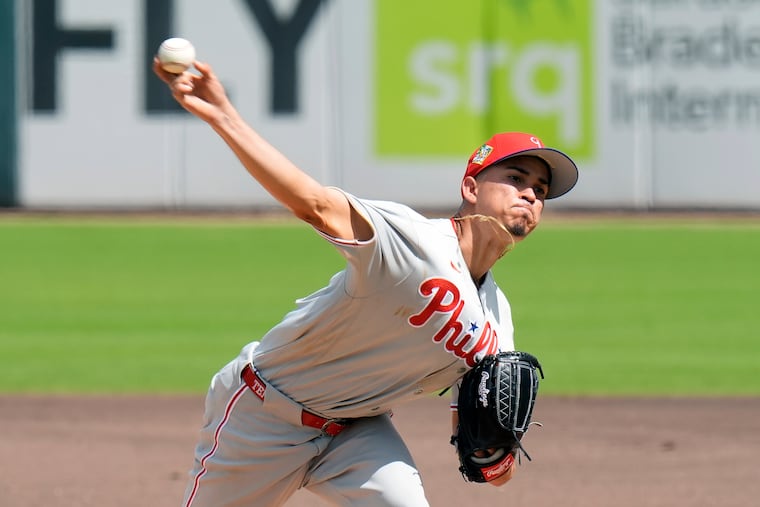 Phillies pitcher Jean Cabrera allowed one earned run on two hits with one walk and three strikeouts over 2⅓ innings against the Pirates on Friday.