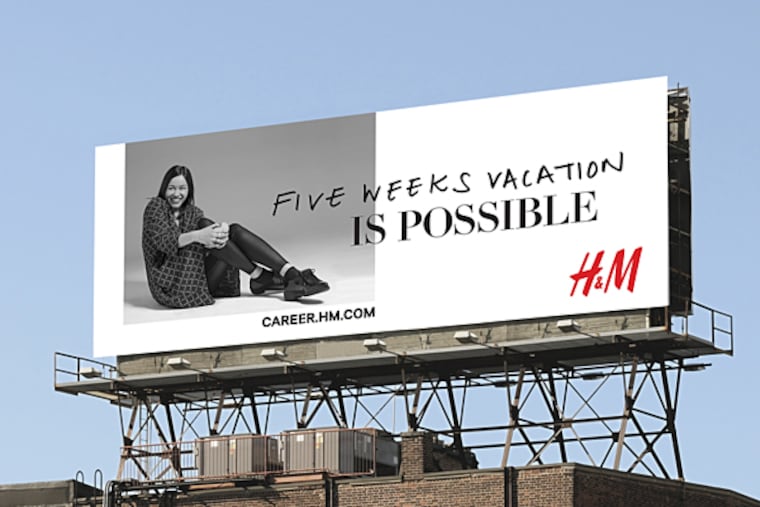 H&M billboard. (Shutterstock)