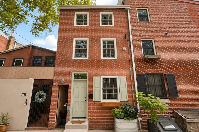 Exterior of the two-bedroom house