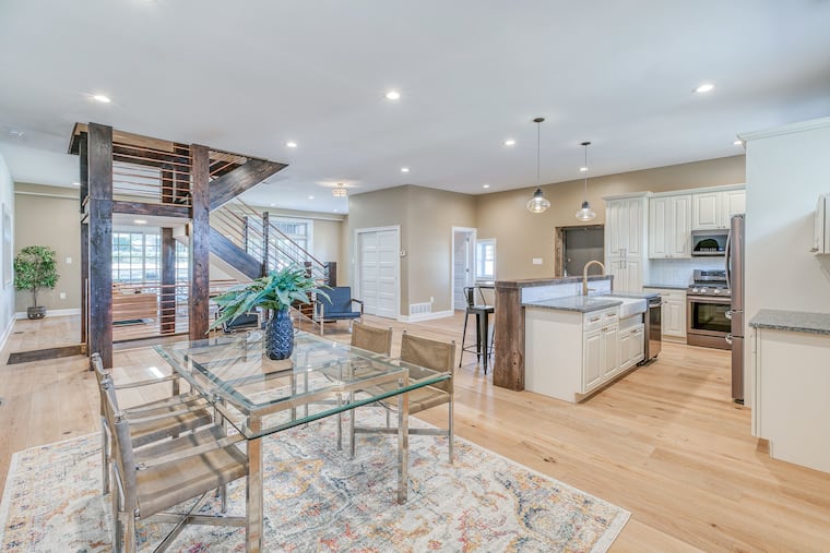 The carriage house was built in 1884, designed by renowned architect Frank Miles Day. It was recently modernized.