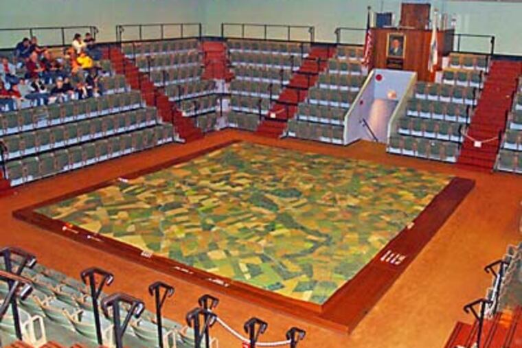 The electric map show was a part of the Gettysburg National Military Park experience. Credit: SaveTheElectricMap.com