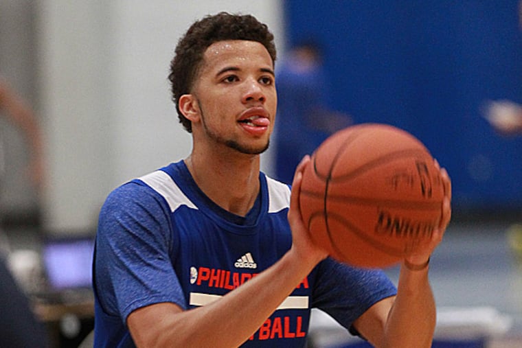 Sixers point guard Michael Carter-Williams. (Michael Bryant/Staff Photographer)