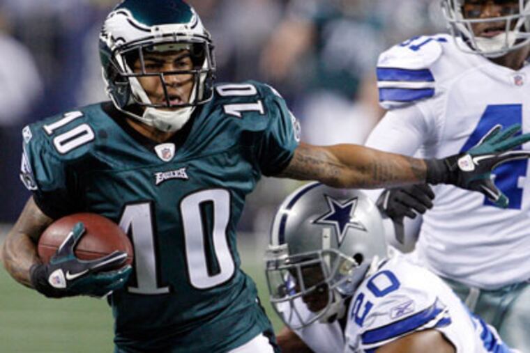 DeSean Jackson and the Eagles will battle the Giants Sunday. (Ron Cortes/Staff Photographer)