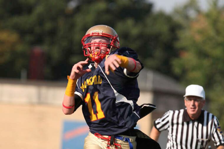 Frankford QB Tim DiGiorgio had a solid game - and run support.RYAN S. GREENBERG / STAFF PHOTOGRAPHER
