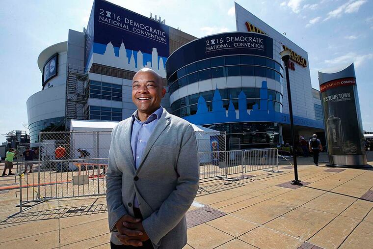 Travis Dredd thinks that people don't understand the complexity of the construction involved. The sports arena was turned into a political wonderland in just under 12 weeks.