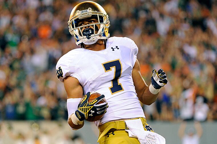Notre Dame wide receiver Will Fuller was a star at Roman Catholic High School. (Rich Barnes/USA Today Sports)