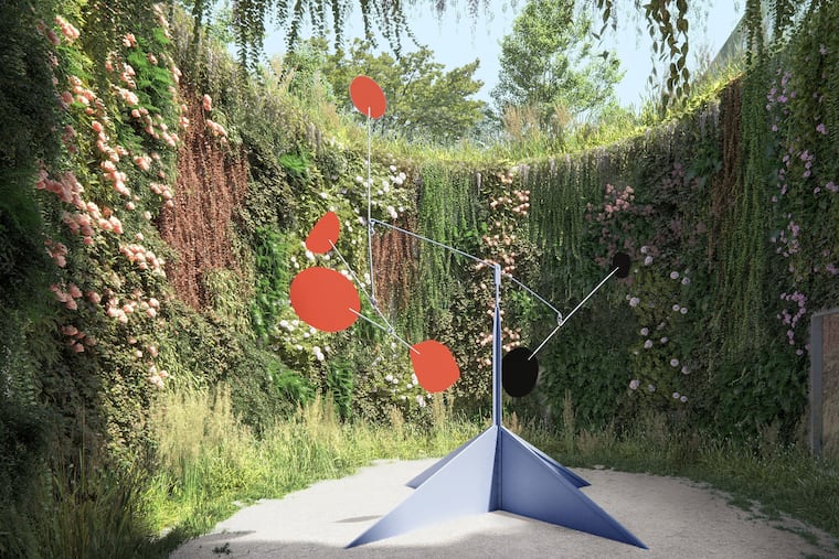 A rendering of a section of Calder Gardens.