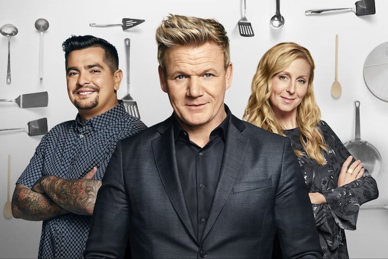 “MasterChef” judges (from left): Aaron Sanchez, Gordon Ramsay and Christina Tosi.
