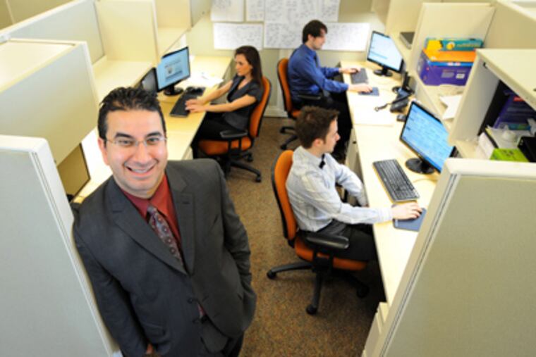 Brian Ruiz started Strategic Billing Enterprise at the Center for Innovation and Entrepreneurship in 2008. (Clem Murray / Staff Photographer)