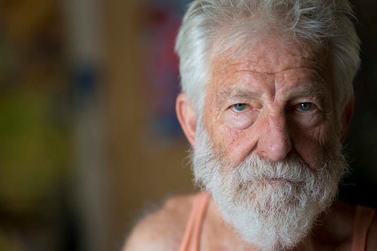 Isaiah Zagar, who is most famous for building Philadelphia's Magic Gardens, pictured in 2019. He died on Feb. 19 at the age of 86.