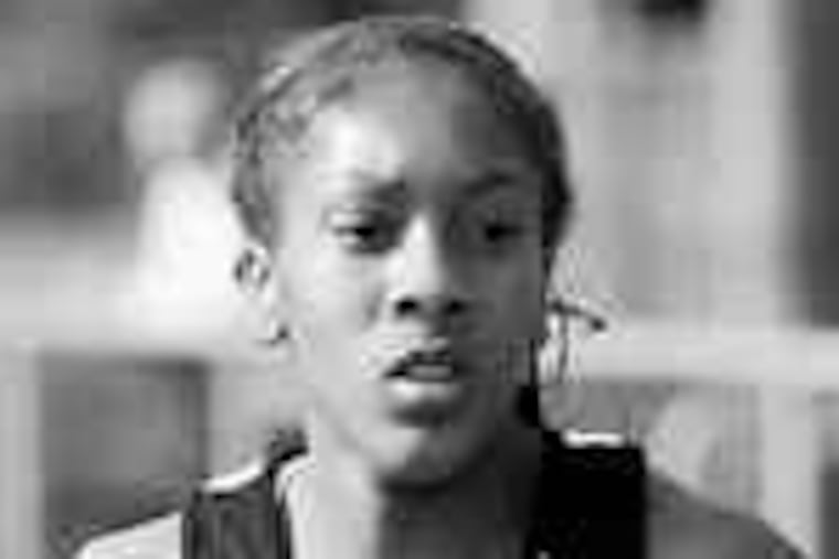 Marielle Hall, a Haddonfield senior, was selected the area's best in the 800.