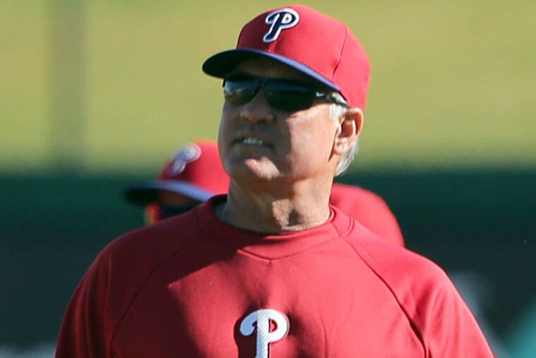 Phillies manager Ryne Sandberg. (Yong Kim/Staff Photographer)