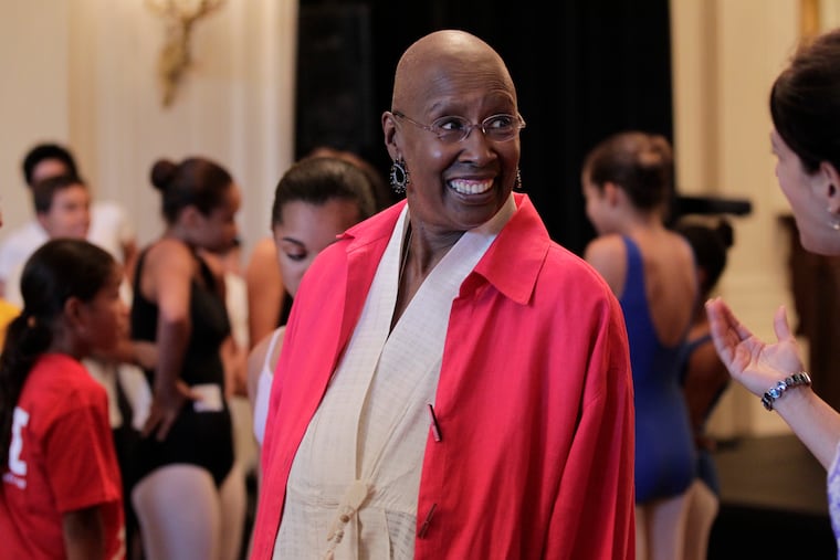 Judith Jamison, choreographer and artistic director of the Alvin Ailey American Dance Theater, observes young dancers during a workshop at the White House in Washington, Tuesday, Sept. 7, 2010. (AP Photo/J. Scott Applewhite, File)