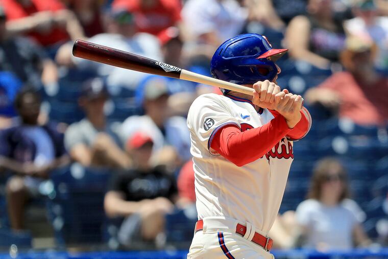 Brad Miller's three-run home run in the bottom of the first inning helped the Phillies end a four-game losing streak with a 6-2 win over Boston on Sunday at Citizens Bank Park.